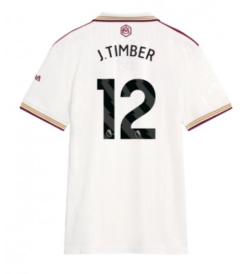 Arsenal Jurrien Timber #12 Tredjetrøje Dame 2025-26 Kortærmet